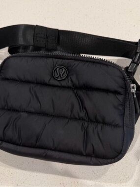 lululemon athletica Black Quilted Belt Bag